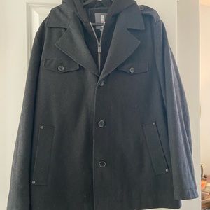 Jeans by Buffalo wool hooded coat